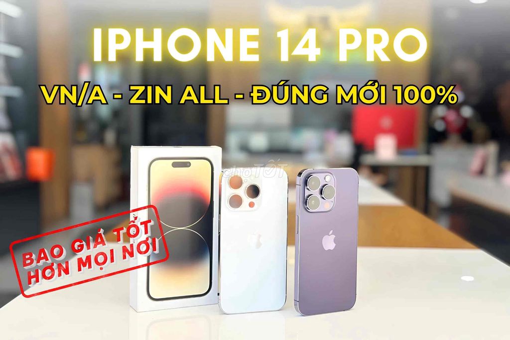 14 PRO - ZIN ÁP - Như Mới Đẹp Xuất Sắc 99%