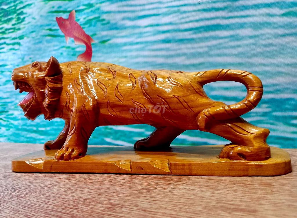 Thanh lý tượng Hổ bằng gỗ . Mua bán Cây cảnh, đồ trang trí tại Quận Lê Chân Hải Phòng được đăng bởi Nguyễn Hiếu hình 1