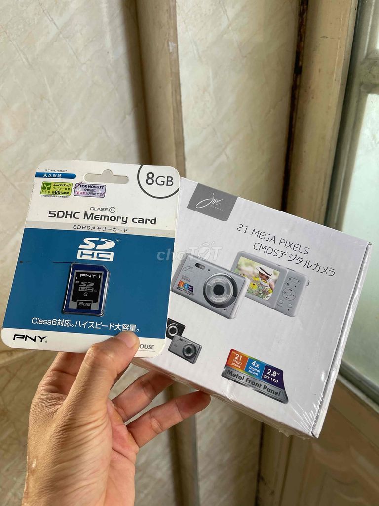 Máy ảnh Joy JOYTDC8X2-SV Bạc 21MP tặng kèm thẻ sd8. Mua bán Máy ảnh, Máy quay tại Thành phố Huế Thừa Thiên Huế được đăng bởi A Na hình 1