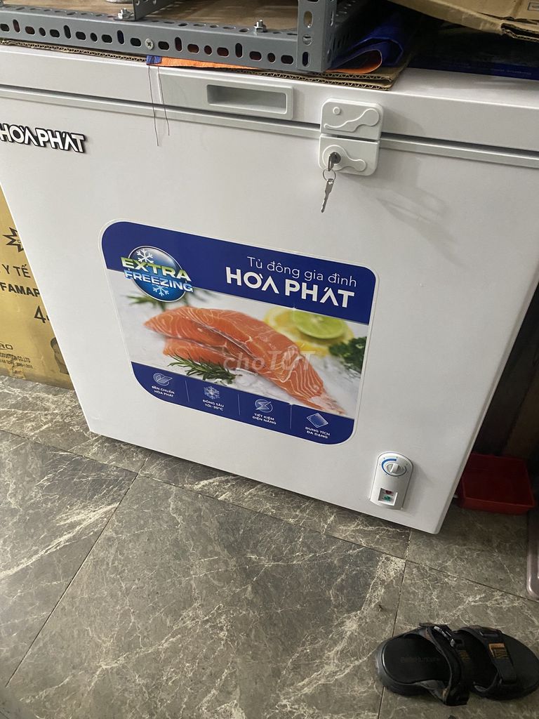 Tủ đông Hòa Phát 162 Lít Trắng, mới mua DMCL 99%. Mua bán Tủ lạnh tại Quận 11 Tp Hồ Chí Minh được đăng bởi Cuong Le hình 1