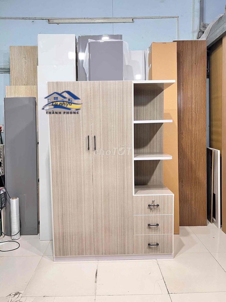 Tủ quần áo nhựa đài loan 1m25 x 1.80 x 47. Mua bán Tủ, kệ gia đình tại Thành phố Thủ Đức Tp Hồ Chí Minh được đăng bởi Ngọc Lan hình 1