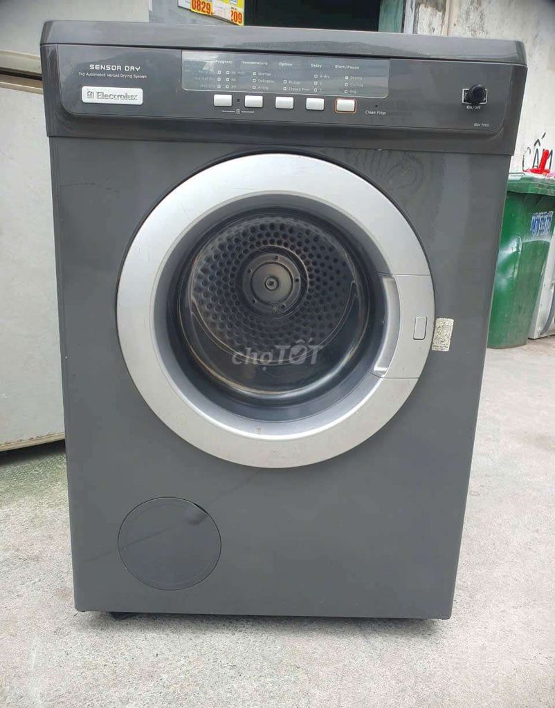 Sấy thông hơi electrolux 7kg chạy êm ru bao ship