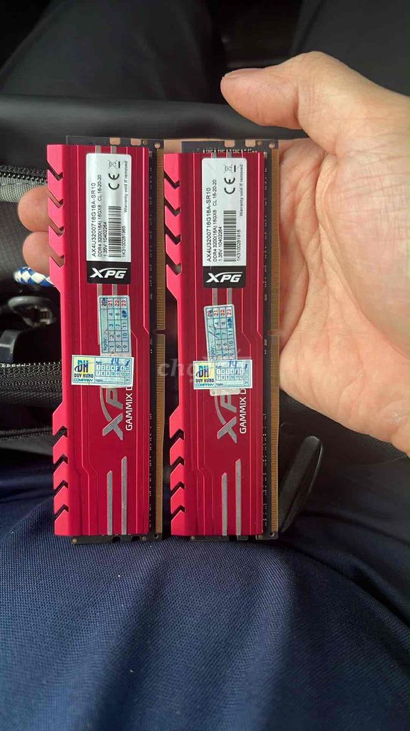 RAM XPG GAMMIX D10 DDR4 16GB 3200MHz Đỏ. Mua bán Linh kiện (RAM, Card...) tại Quận Ngô Quyền Hải Phòng được đăng bởi Phạm Đình Lộc hình 1