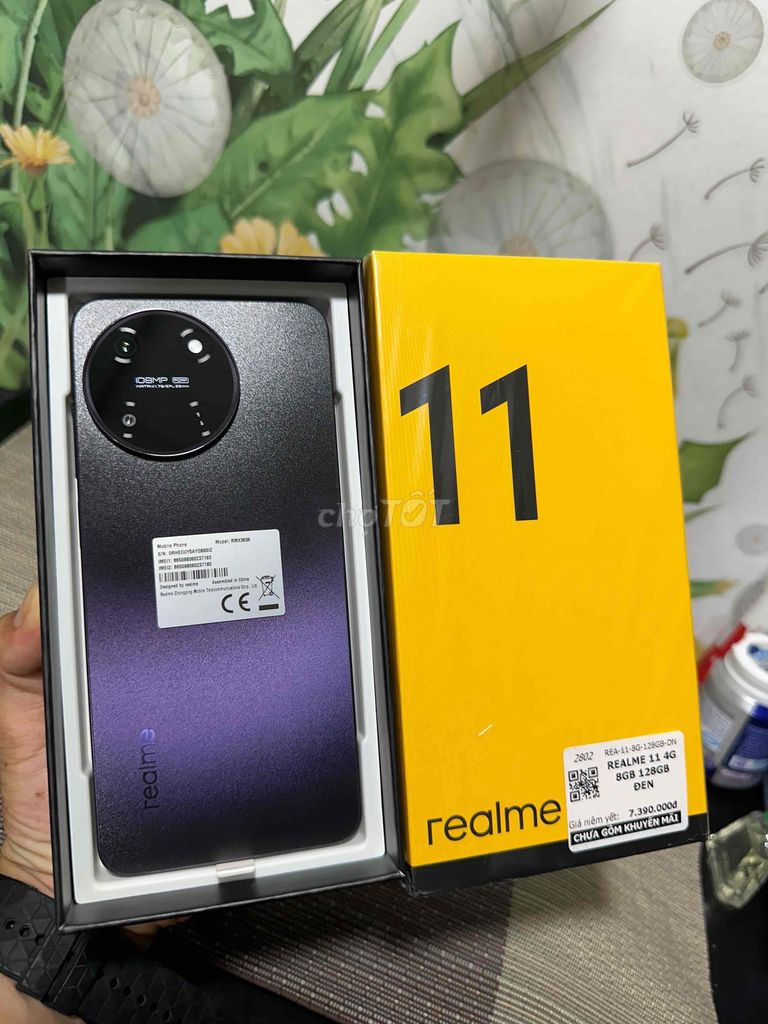 Realme 11 fullbox ram8/128 keng còn bh hãng dài