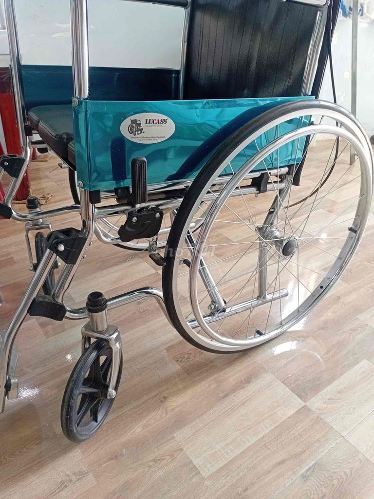 Xe lăn LUCASS Xanh, Đen Mới 99%. Mua bán Đồ chuyên dụng, Giống nuôi trồng tại Huyện Diên Khánh Khánh Hòa được đăng bởi Phananna hình 1