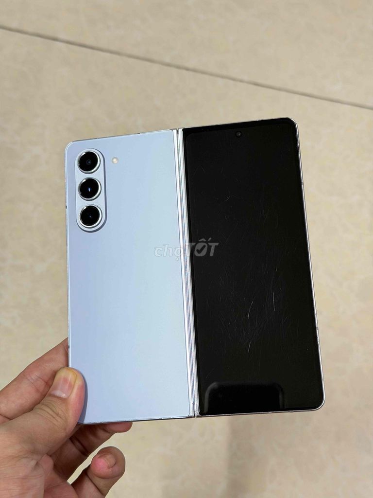 Samsung Galaxy Z Fold5 VN 512GB Xanh Bạc. Mua bán Điện thoại tại Quận 5 Tp Hồ Chí Minh được đăng bởi Gia Bảo hình 1