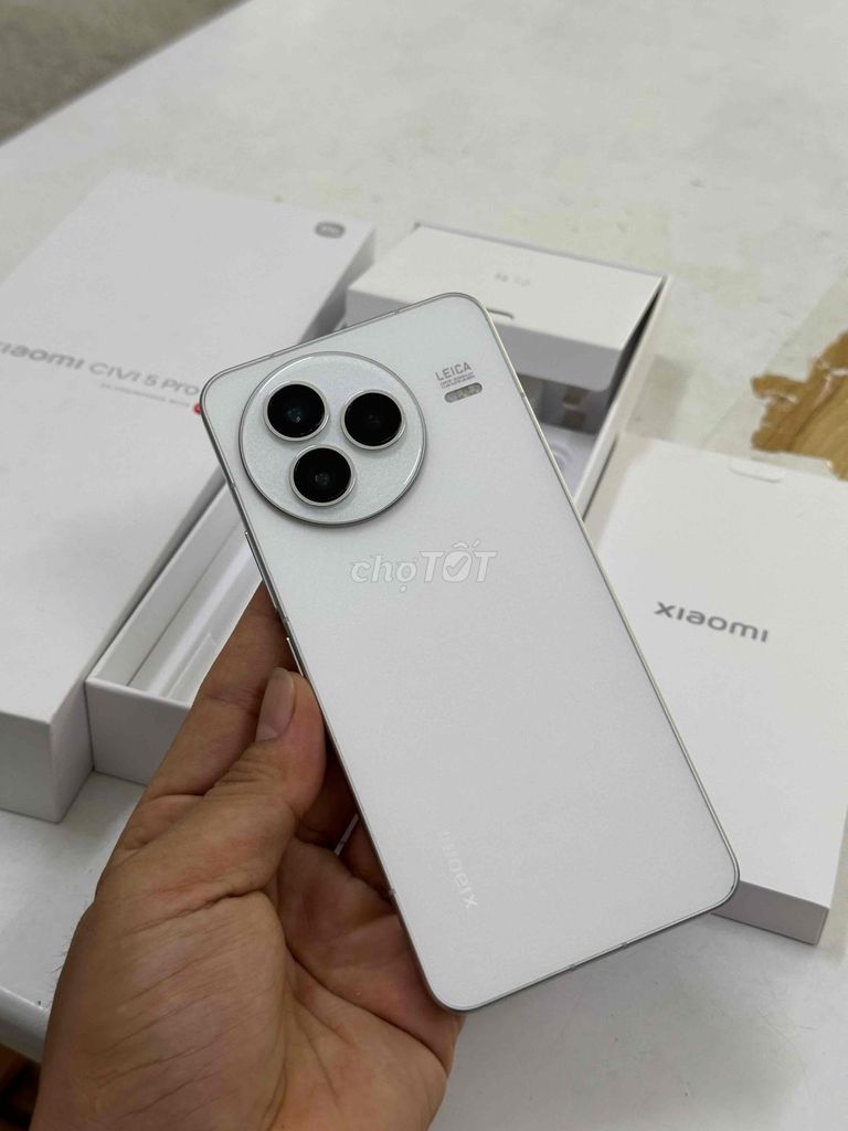 Xiaomi Civi 5 Pro 12/256GB Trắng fulbox 99%. Mua bán Điện thoại tại Quận Bình Tân Tp Hồ Chí Minh được đăng bởi thành loc  hình 1