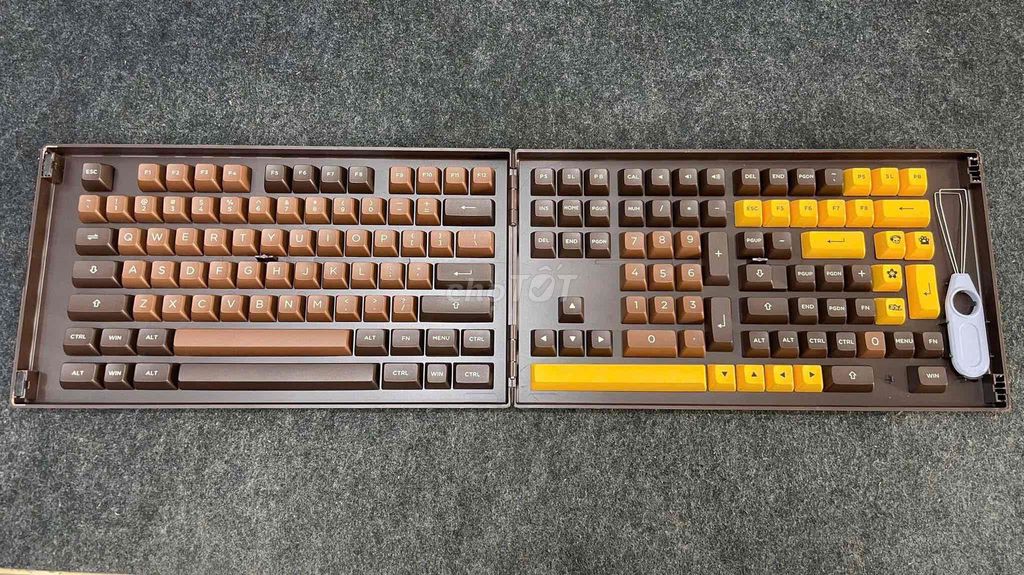 Keycap Akko Chocolate PBT Nâu Vàng. Mua bán Phụ kiện (Màn hình, Chuột...) tại Quận Tân Bình Tp Hồ Chí Minh được đăng bởi Quang Phạm hình 1