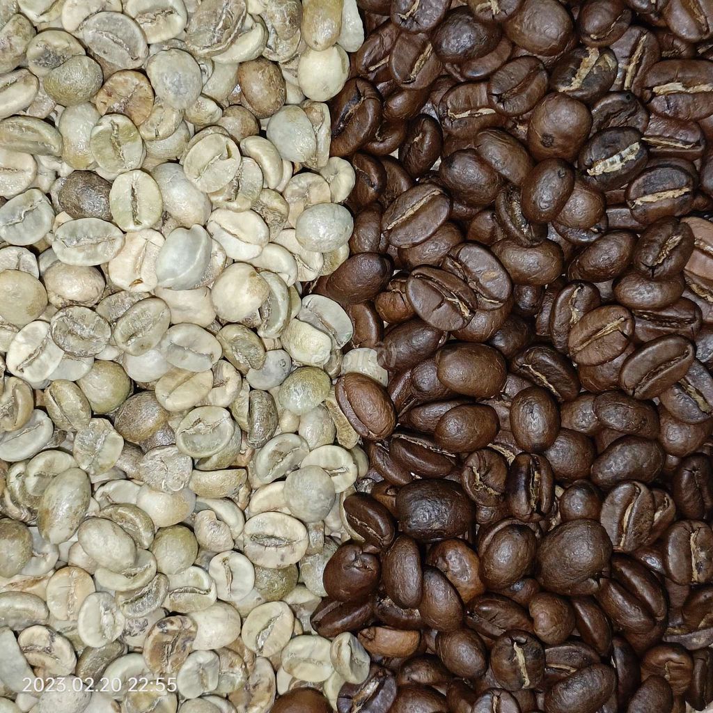 Cà phê mộc hạt, Bột nguyên chất loại 1 sàng 18