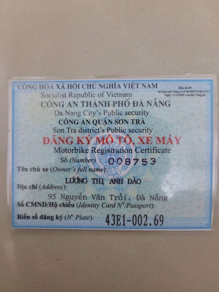 Cần bán. Mua bán Xe máy tại Quận Ngũ Hành Sơn Đà Nẵng được đăng bởi Pháp Huỳnh Bá hình 2