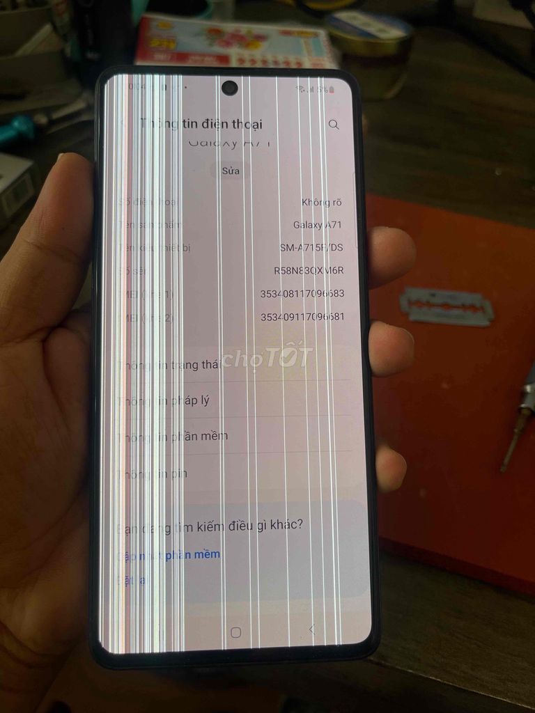 Samsung A71 128GB Đen. Mua bán Điện thoại tại Thành phố Thủ Dầu Một Bình Dương được đăng bởi nam việt hình 1