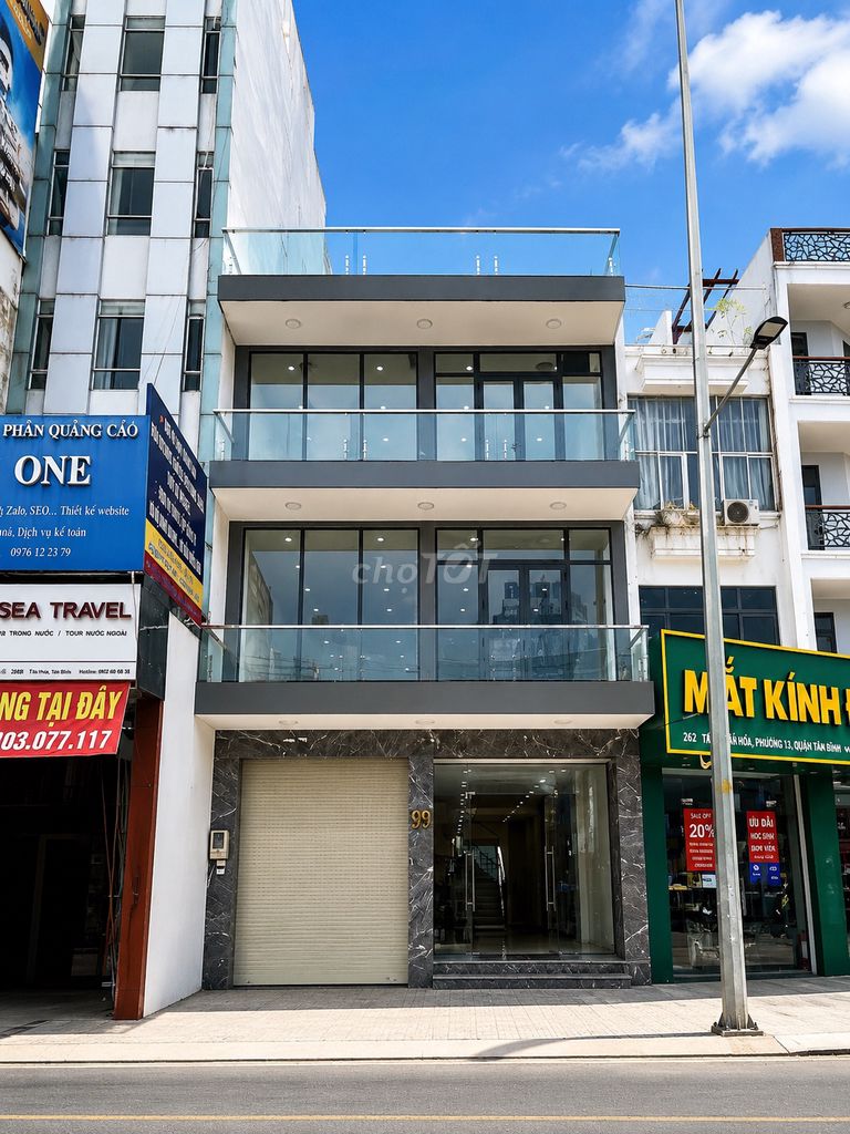 NGÃ 4 CỘNG HÒA – HOÀNG HOA THÁM, TÂN BÌNH - 8X20m - 4 TẦNG MỚI 100%