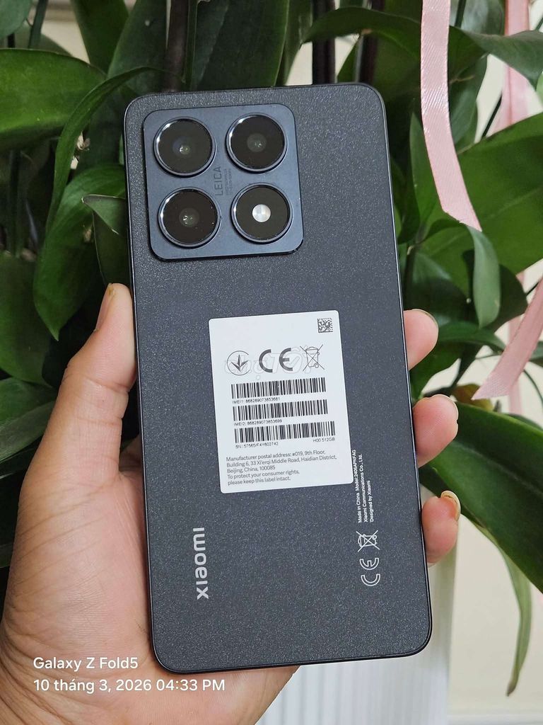 Xiaomi 14T 5G 512GB chính hãng bh hơn năm. Mua bán Điện thoại tại Thành phố Bắc Ninh Bắc Ninh được đăng bởi thành mobile hình 1
