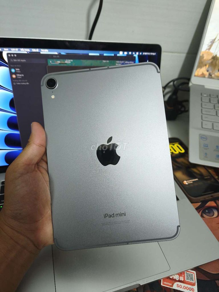 Apple iPad Mini 7 128GB 5G Xám. Mua bán Máy tính bảng tại Quận 10 Tp Hồ Chí Minh được đăng bởi Minh Sang hình 1