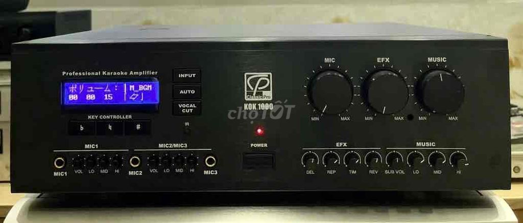 Amply karaoke CLASSIC PRO KOK 1000. Mua bán Tivi, Âm thanh tại Thành phố Vũng Tàu Bà Rịa - Vũng Tàu được đăng bởi NQK hình 1