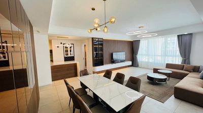 Cho thuê 3 phòng ngủ, lầu cao view sông và Bitexco giá 32 triệu/tháng