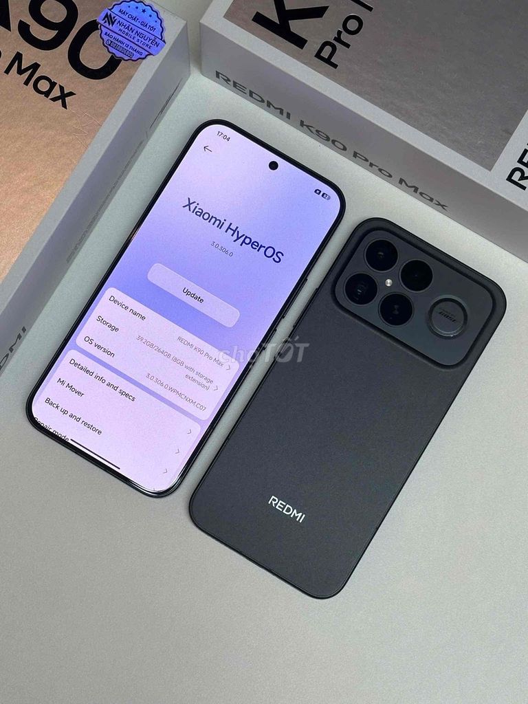 Xiaomi Redmi K90 Pro Max 12GB 256GB Đen. Mua bán Điện thoại tại Thành phố Huế Thừa Thiên Huế được đăng bởi Nhân Nguyễn Store 116 Điện Biên Phủ TP Huế hình 1