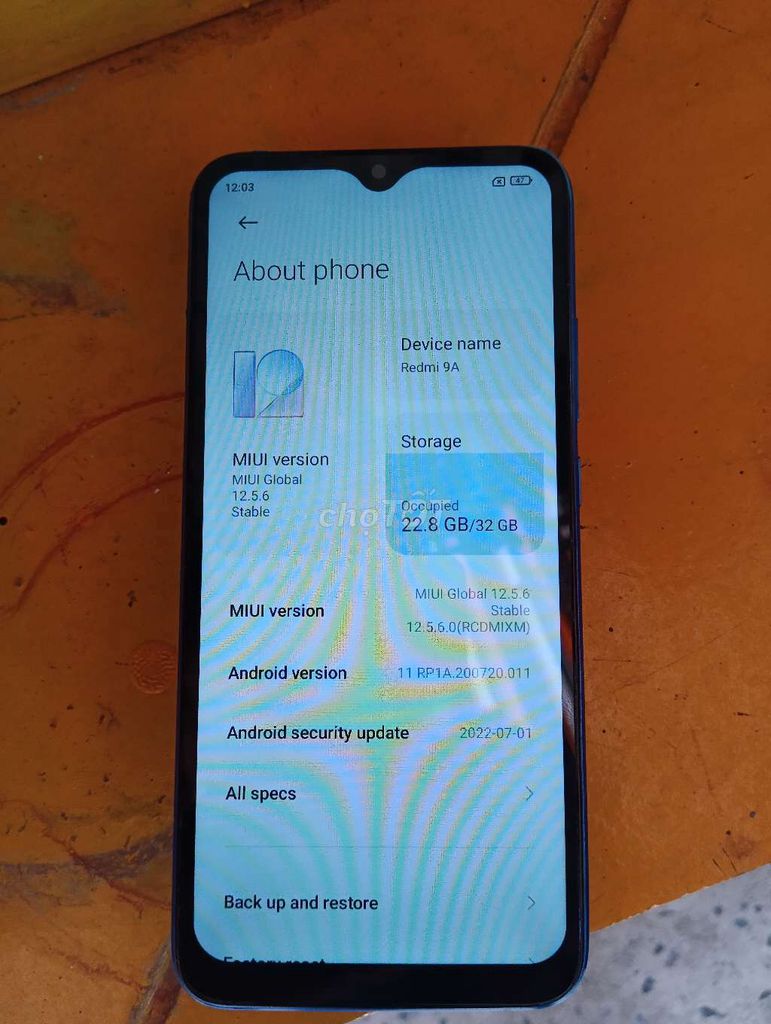 Xiaomi Redmi 9A chữa cháy ngon