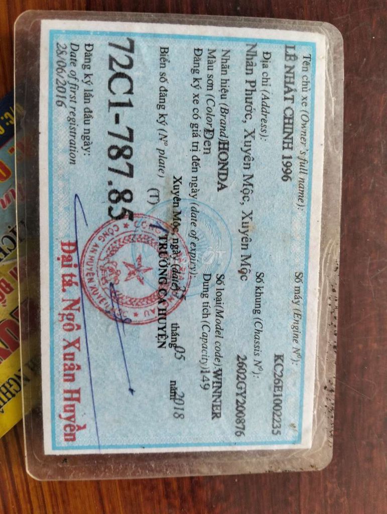 Thanh lý xe Honda vwiner. Mua bán Xe máy tại Thành phố Dĩ An Bình Dương được đăng bởi câm đô kim ngoc QL1A  hình 5