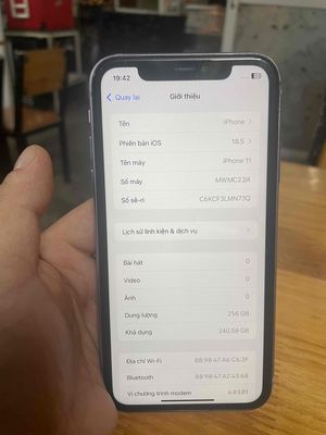 iPhone 11 256g quốc tế zill. Mua bán Điện thoại tại Quận Bắc Từ Liêm Hà Nội được đăng bởi Đạt Vũ