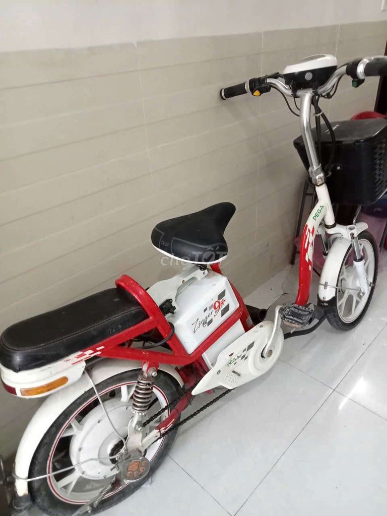 Xe đạp điện Pega Zinger 9 Đỏ, Trắng Đã sử dụng. Mua bán Xe điện tại Thành phố Biên Hòa Đồng Nai được đăng bởi mưa xa hình 4