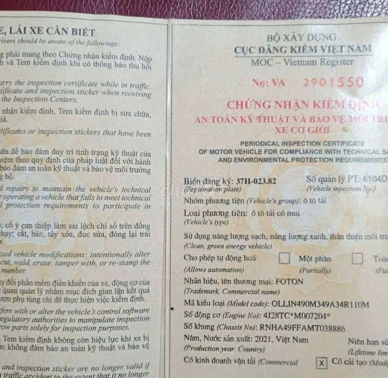 Bán Thaco 2.2 tấn đời 2021 thùng bạt 4m3. Mua bán Xe tải, xe ben tại Thành phố Thuận An Bình Dương được đăng bởi Xe tải Bình Dương hình 19