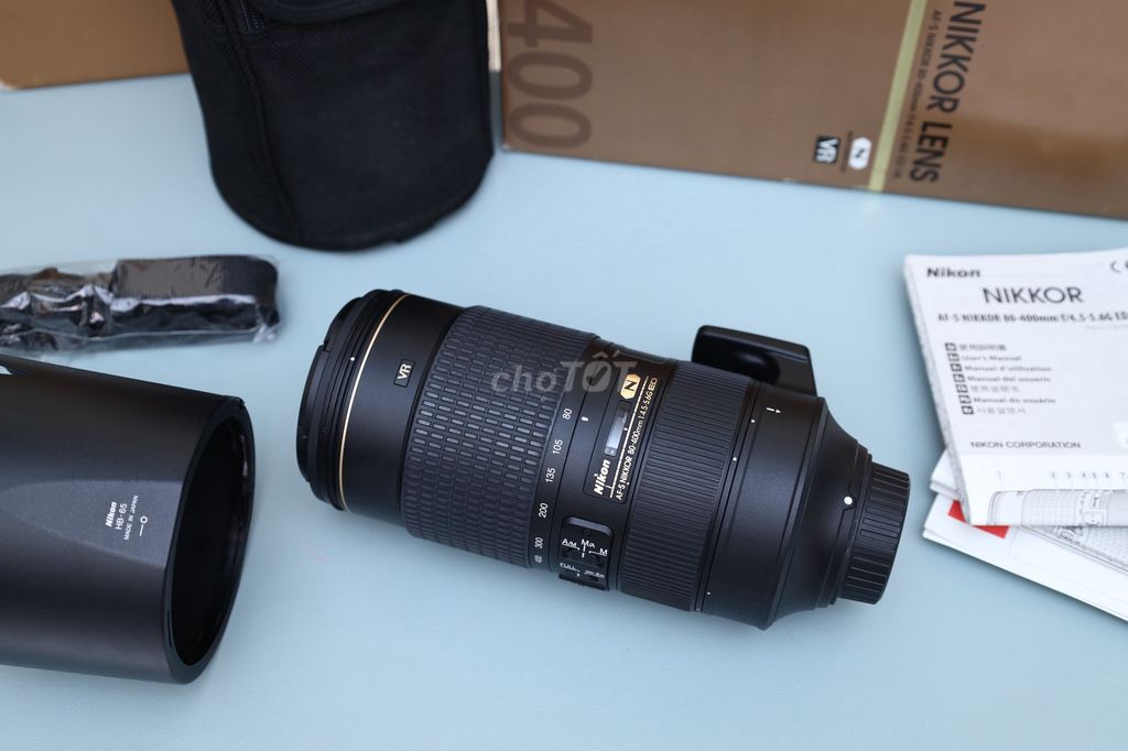Nikon 80-400mm f/4.5-5.6G ED VR Nano Fullbox Đẹp. Mua bán Máy ảnh, Máy quay tại Thành phố Thủ Đức Tp Hồ Chí Minh được đăng bởi Minh Phi Store hình 1