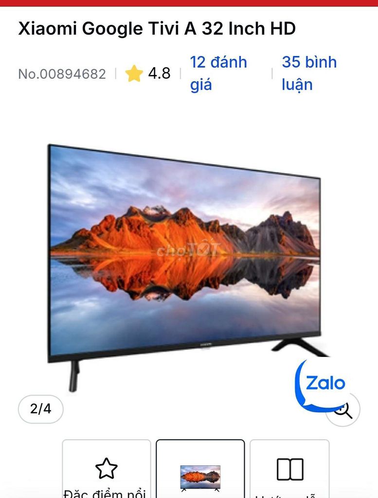 Cần bán Smart tivi Xiaomi 32 inch nguyên mới 3,2tr