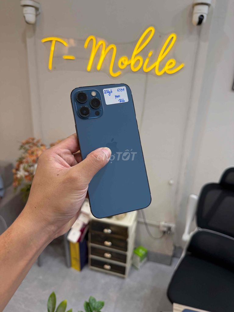 iPhone 12 Pro Max 256GB Xanh blue LL/A. Mua bán Điện thoại tại Quận Thanh Xuân Hà Nội được đăng bởi Ngô Tráng T Mobile hình 1
