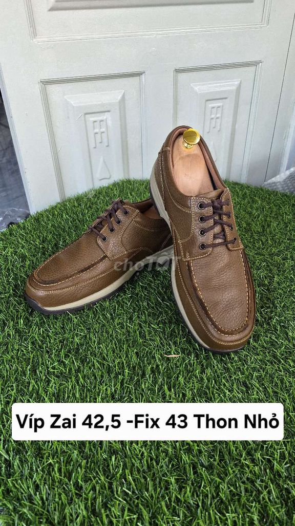 Giày lười Nam Da Nâu Size 42-42.5. Mua bán Giày dép tại Huyện Nhơn Trạch Đồng Nai được đăng bởi Túi Si Ngọc Khánh  hình 1