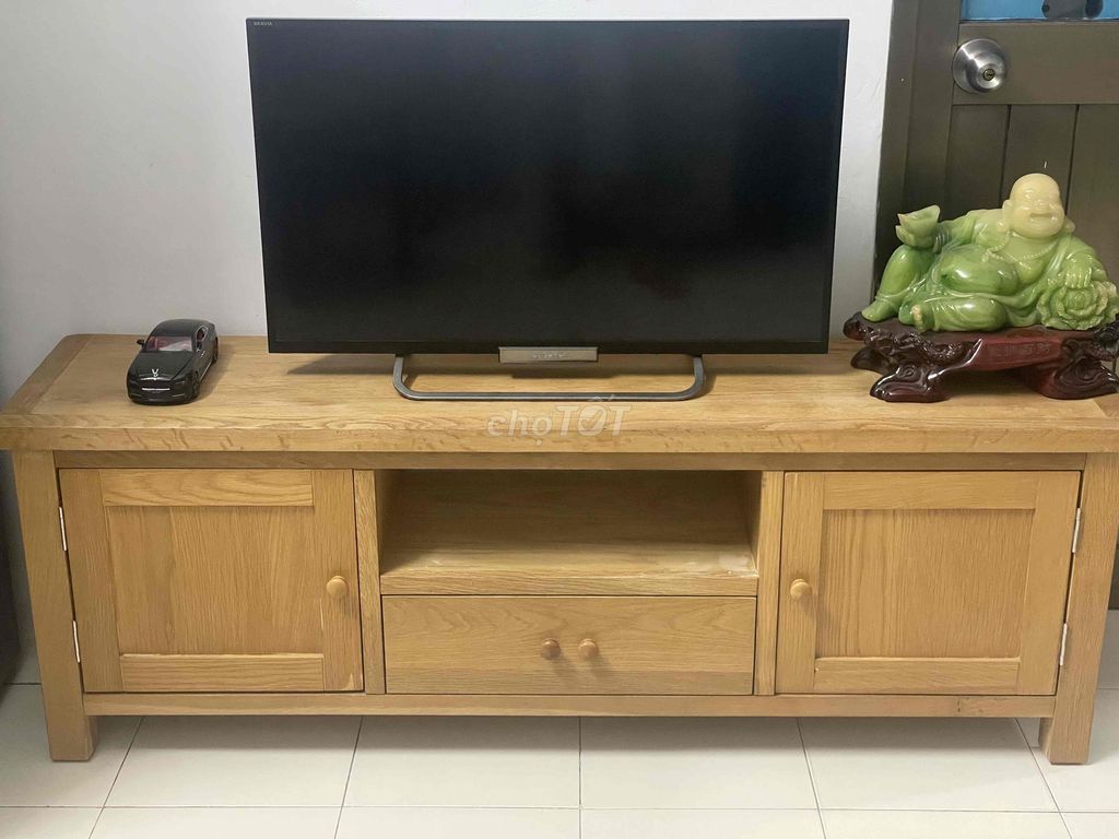 Kệ tủ tivi gỗ sồi 140x35x50cm. Mua bán Tủ, kệ gia đình tại Quận Tân Phú Tp Hồ Chí Minh được đăng bởi Thu Hồng hình 1