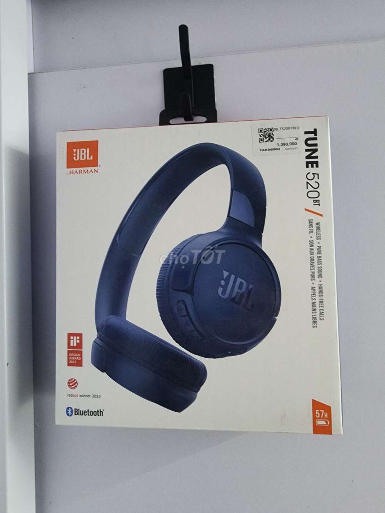 Tai nghe JBL TUNE 520BT Xanh đậm. Mua bán Tivi, Âm thanh tại Quận Bình Thạnh Tp Hồ Chí Minh được đăng bởi Plộc Sadness hình 1