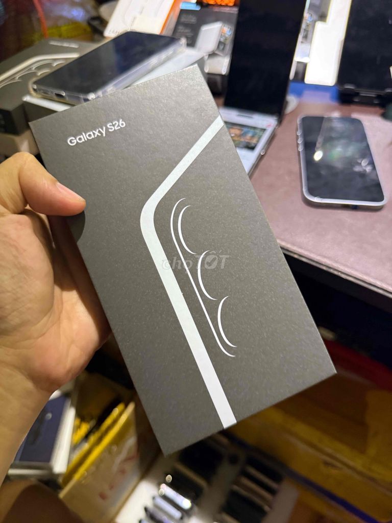 Samsung S26 Bạc Mới nguyên seall 10%. Mua bán Điện thoại tại Quận Tân Phú Tp Hồ Chí Minh được đăng bởi Minh Sang Store Góp Bao Nợ Xấu hình 1