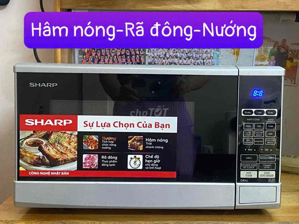 Lò vi sóng Sharp có nướng mớ 90%