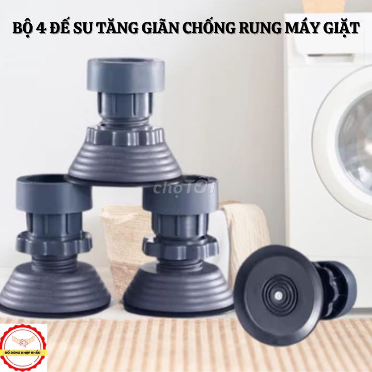 Bộ 4c đế su tăng giãn chống rùng bảo vệ máy giặt