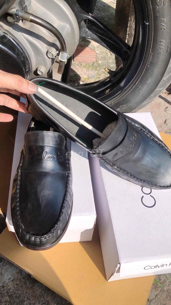 Giày lười Clark Da Nam Đen, Xanh rêu 39-45. Mua bán Giày dép tại Quận Gò Vấp Tp Hồ Chí Minh được đăng bởi Vodinhcuong hình 1