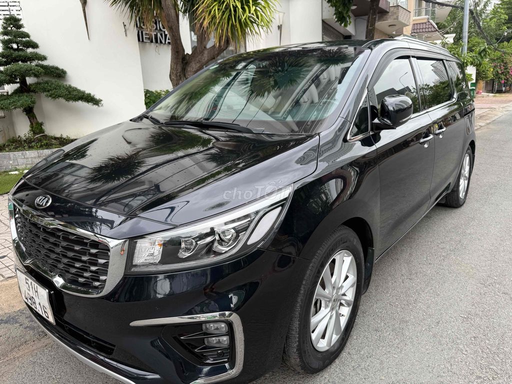 KIA Sedona 2020 максимальная комплектация дизель черно-синий