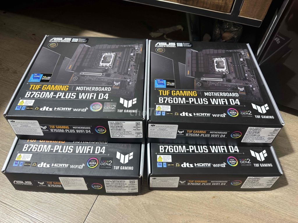 Bo mạch chủ ASUS TUF GAMING B760M-PLUS WIFI D4. Mua bán Linh kiện (RAM, Card...) tại Thị xã Tân Uyên Bình Dương được đăng bởi Nguyễn Linh hình 1