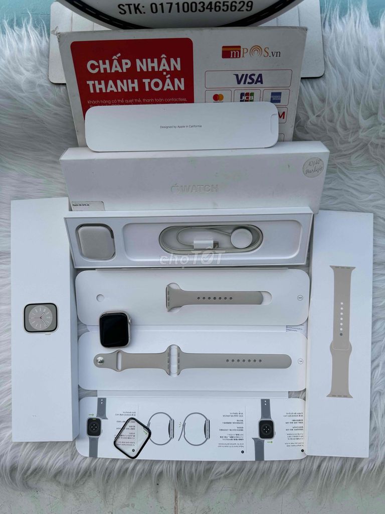 🍎 Apple watch seri 8 45mm bản Gps nhôm sliver full