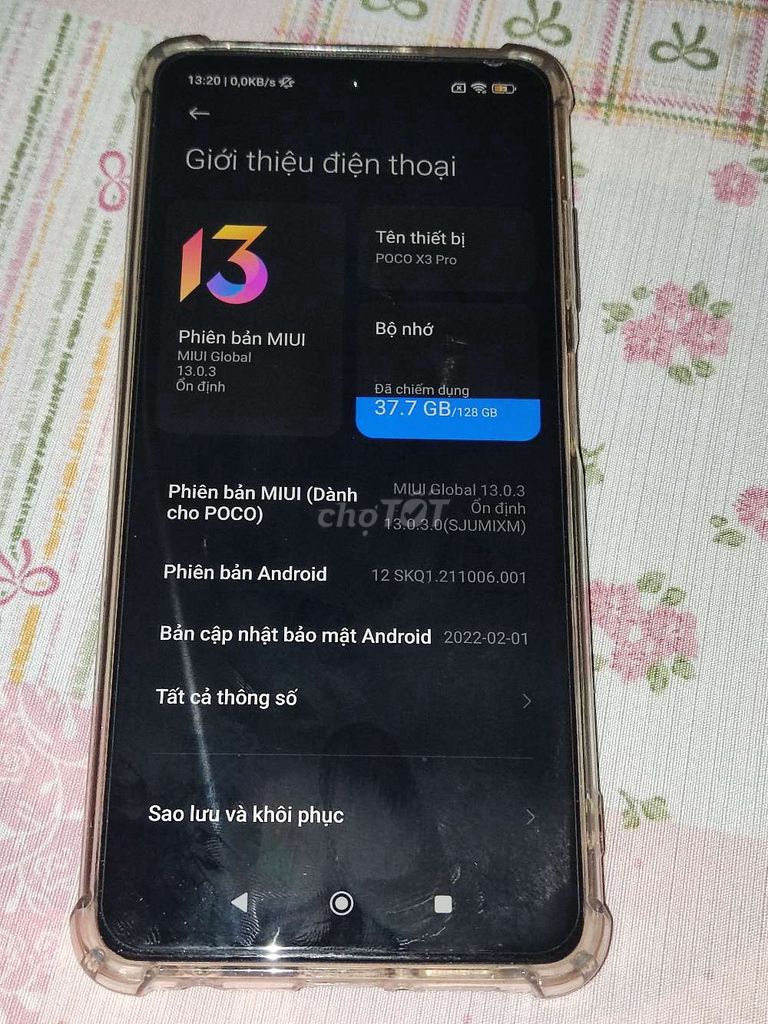 POCO X3 Pro quốc tế zin full box. Mua bán Điện thoại tại Quận Bình Tân Tp Hồ Chí Minh được đăng bởi nguyễn hoài phong hình 1