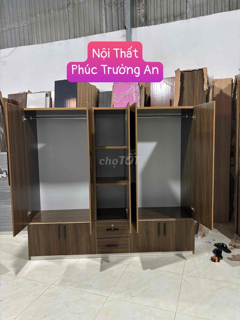 Tủ quần áo Nhựa Đài Loan 5 cánh mở // 180*200 💥💥. Mua bán Tủ, kệ gia đình tại Huyện Hóc Môn Tp Hồ Chí Minh được đăng bởi Nội Thất Giá Xưởng hình 1