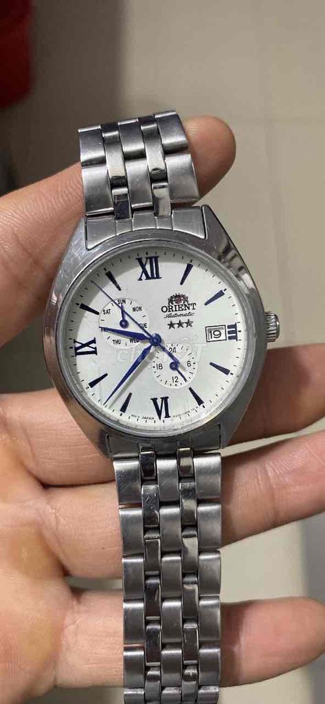 Đồng hồ Orient Nam Thép không gỉ Bạc. Mua bán Đồng hồ tại Quận Thanh Xuân Hà Nội được đăng bởi pham lich hình 1