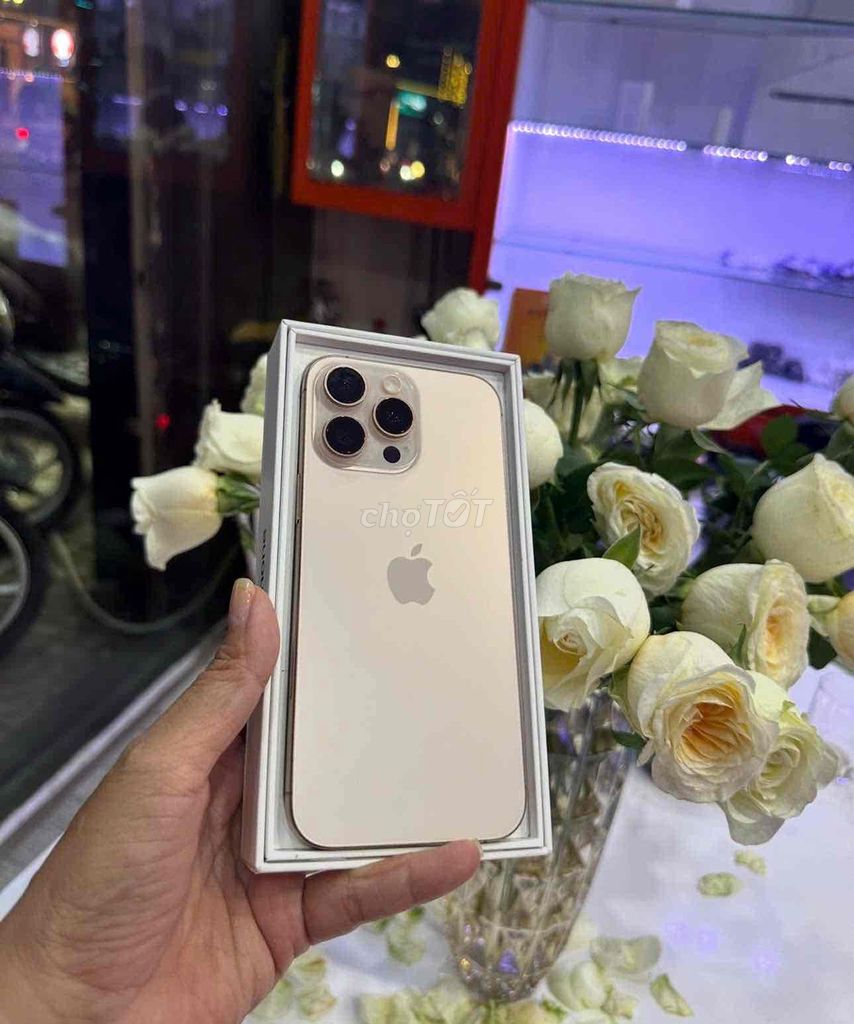 iPhone 16 Pro 512GB Vàng Mỹ pin 90. Mua bán Điện thoại tại Quận 3 Tp Hồ Chí Minh được đăng bởi Nam Á Mobile hình 1
