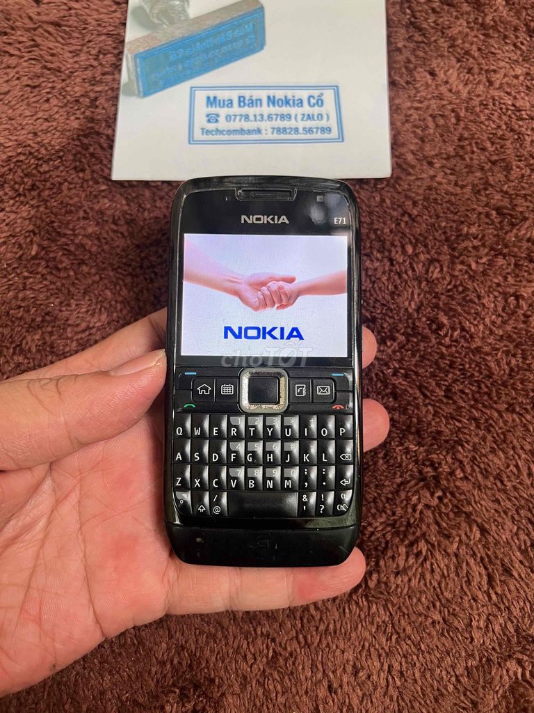 E71 Đen nguyên zin Made in Korea xách tay. Mua bán Điện thoại tại Quận 10 Tp Hồ Chí Minh được đăng bởi Mua Bán Nokia Cổ hình 1