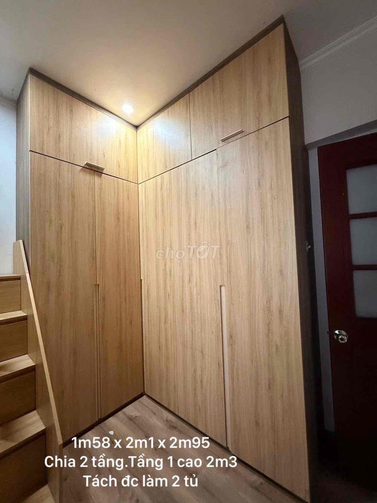 Tủ quần áo gỗ MDF 1m58x2m1x2m95. Mua bán Tủ, kệ gia đình tại Quận Hà Đông Hà Nội được đăng bởi thu hien nguyen hình 1