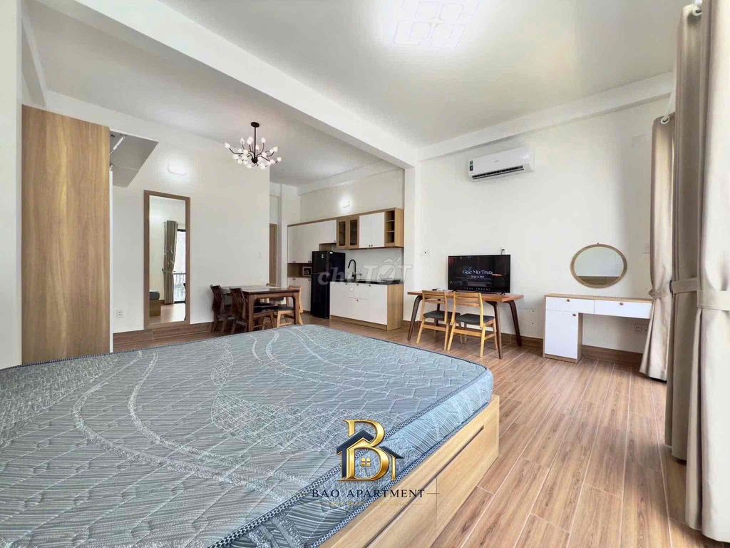 CHO THUÊ CĂN HỘ 45M2 - FULL NỘI THẤT - KHU ĂN UỐNG VUI CHƠI Q1