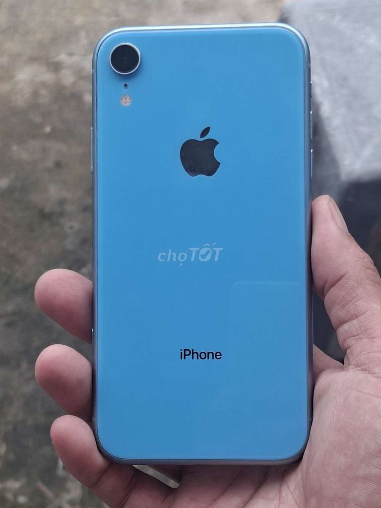 Apple iPhone XR Xanh dương. Mua bán Điện thoại tại Huyện Chợ Gạo Tiền Giang được đăng bởi Minh Đạt hình 1