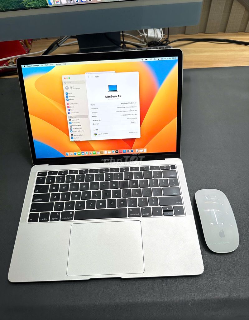 ❌ả Apple MacBook Air 2020 i5/8GB/256GB/13''. Mua bán Laptop tại Thành phố Biên Hòa Đồng Nai được đăng bởi Từ Ngọc Sơn hình 1