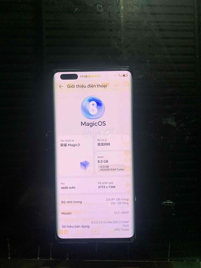 Honor Magic3 256GB Đen. Mua bán Điện thoại tại Thành phố Đồng Xoài Bình Phước được đăng bởi Trần Minh hình 1