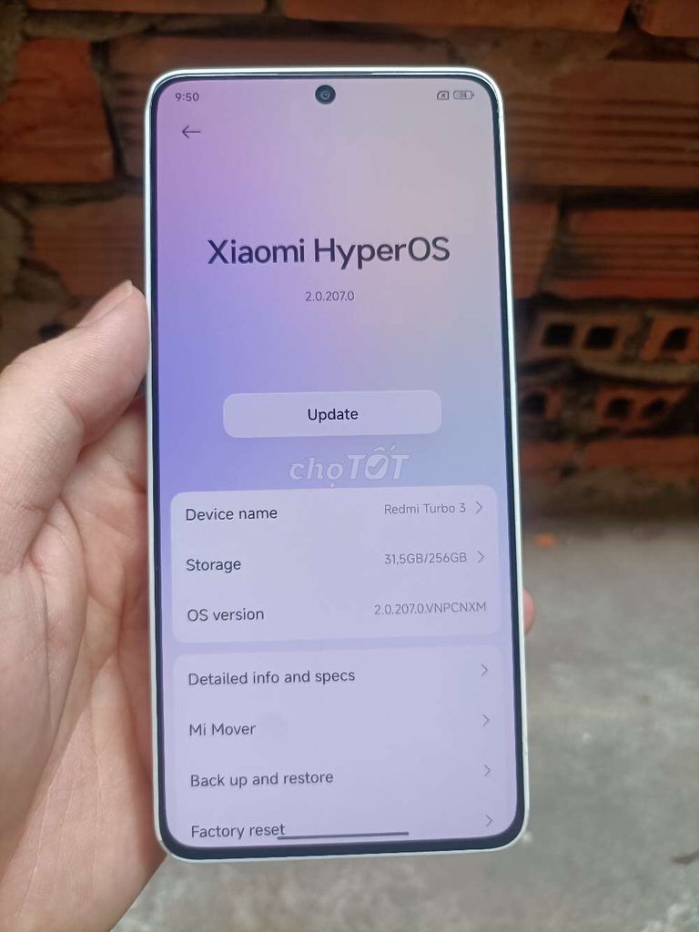 Xiaomi Redmi Turbo 3 256GB Trắng. Mua bán Điện thoại tại Quận Bình Thạnh Tp Hồ Chí Minh được đăng bởi min hình 1